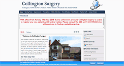 Desktop Screenshot of collingtonsurgery.com